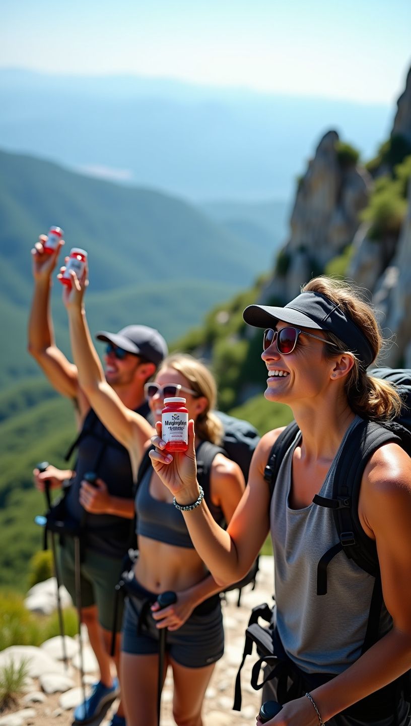 Φωτογραφία αθλητικών συμπληρωμάτων σε αθλητικό περιβάλλον