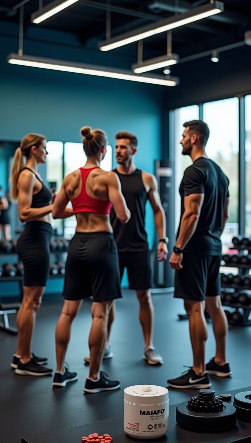 Αθλητής που χρησιμοποιεί φυσικά συμπληρώματα για καλύτερη απόδοση