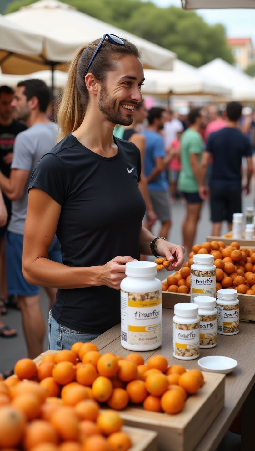 Αθλητές που απολαμβάνουν φυσικά συμπληρώματα